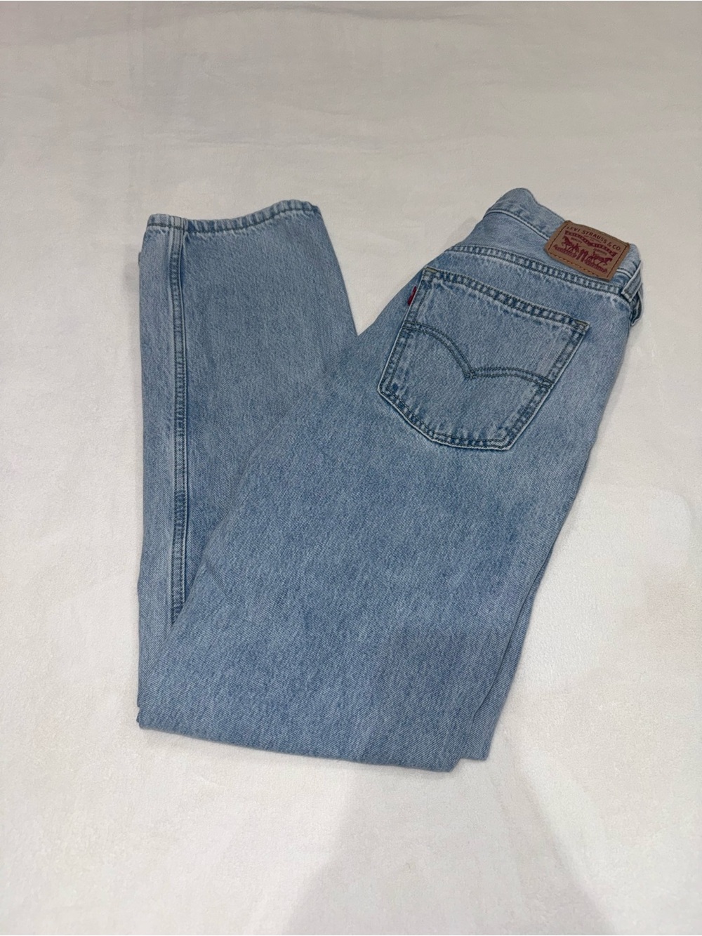 Levi’s Low Pro Straight Jeans Size 28 Light Wash 100% Cotton